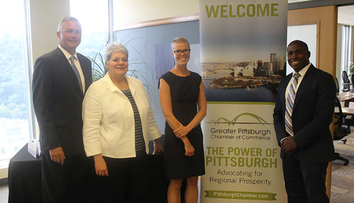 The GPCC hosted Pennsylvania Labor & Industry Secretary Kathy Manderino for a roundtable discussion on ways to advance workforce development initiatives in the Pittsburgh region and across the state.