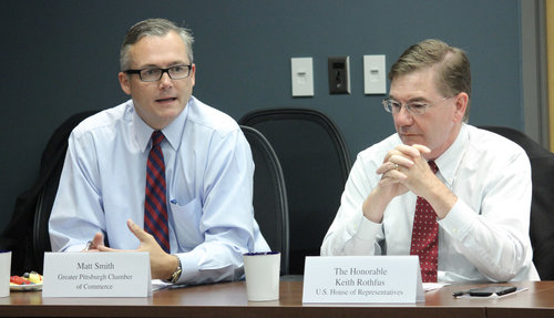 The GPCC hosted U.S. Congressman Keith Rothfus for a roundtable discussion to discuss shared regional priorities.