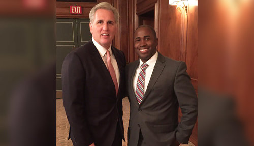 GPCC Manager of Government Affairs Brandon Mendoza joined U.S. House Majority Leader Kevin McCarthy at a welcome lunch hosted by several GPCC members.