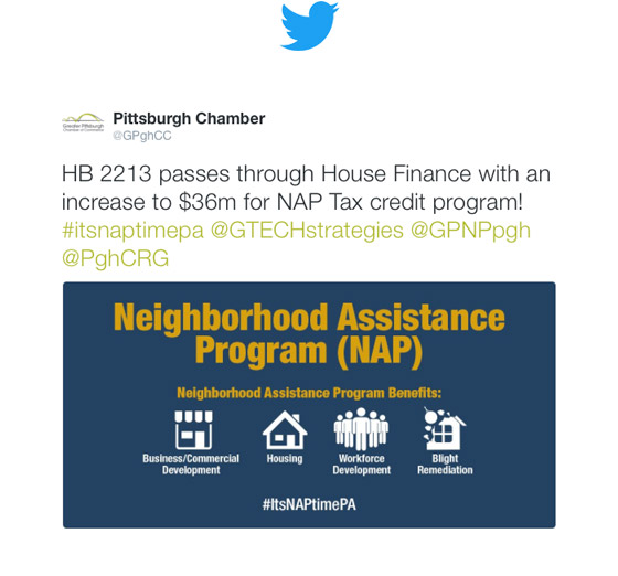 Greater Pittsburgh Chamber on Neighborhood Alliance Partnership